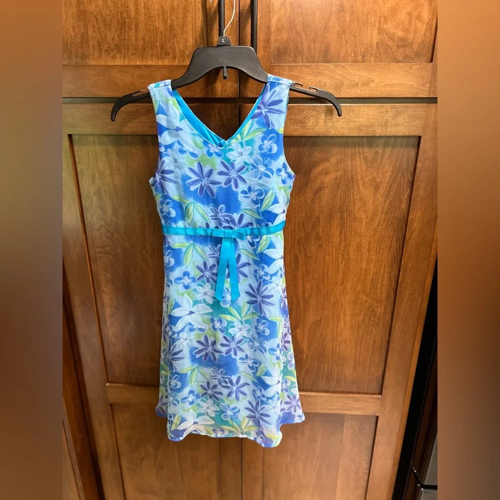 Gently loved~ Girls my michelle Sleeveless Floral Party Dress, 10